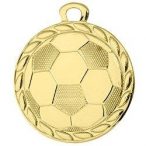 Zlatá medaile průměr 32 mm fotbal
