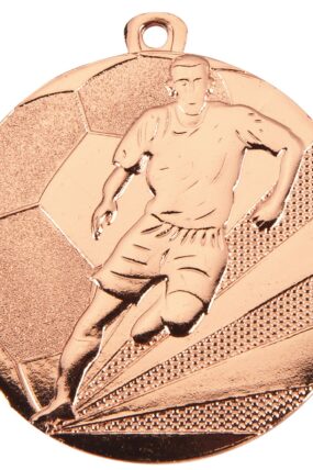 Medaile průměr 50 mm fotbal - Bronzová