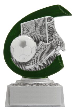 Plaketa fotbal kopačka, míč a branka 10 - 14 cm - 10 cm