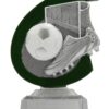Plaketa fotbal kopačka, míč a branka 10 - 14 cm - Image 2