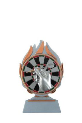 Plaketa šipkový motiv 13,5 cm - Bronzová