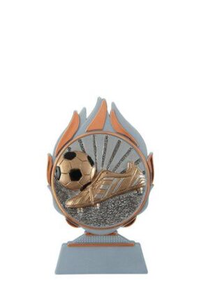 Plaketa - fotbal 13,5 cm - Bronzová