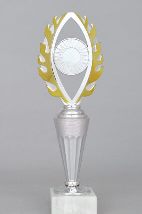 Stříbrno - zlatý pohár - plaketa 23 - 30 cm - 30 cm