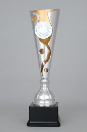 Stříbrno - zlatý sportovní pohár 34 - 39 cm - 39 cm