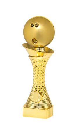 Trofej zlatá - bowling 23 - 27 cm - 25 cm