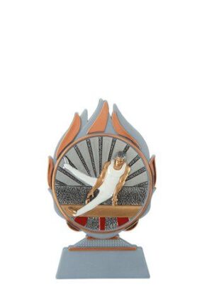 Plaketa gymnasta 13,5 cm - Bronzová