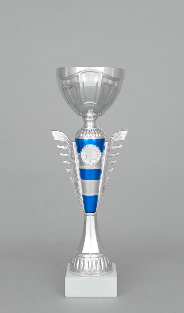 Stříbrnomodrý sportovní pohár 30 - 39 cm - Image 4
