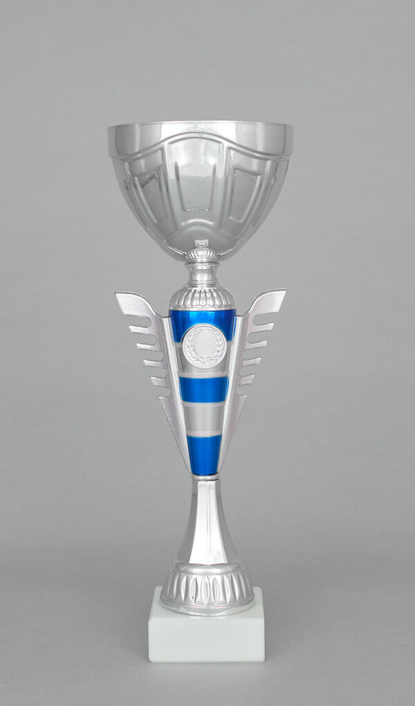 Stříbrnomodrý sportovní pohár 30 - 39 cm - Image 3