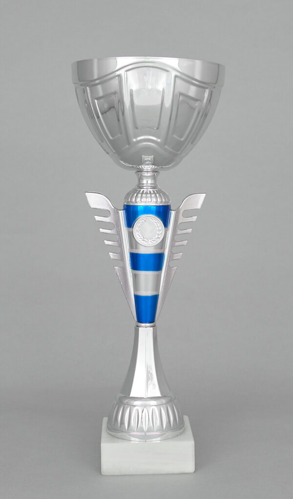 Stříbrnomodrý sportovní pohár 30 - 39 cm - Image 2