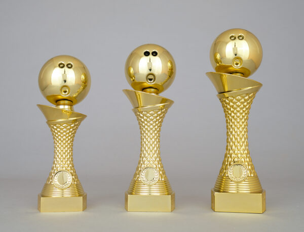 Trofej zlatá - bowling 23 - 27 cm