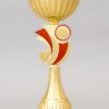 Zlatý sportovní pohár se zlato - červeným středem 23 - 29 cm - Image 3
