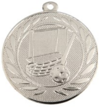 Medaile průměr 50 mm florbal - Stříbrná
