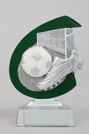 Plaketa fotbal kopačka, míč a branka 10 - 14 cm
