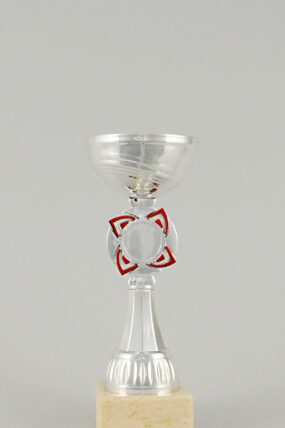 Stříbrný sportovní pohár 21 cm - 26 cm - 21 cm