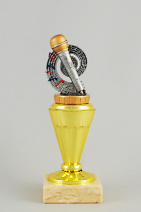 Trofej zlatá - mikrofon