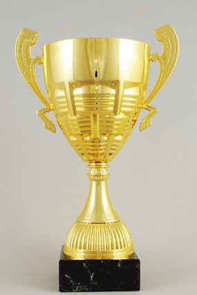 Pohár zlatý s uchy 34 cm