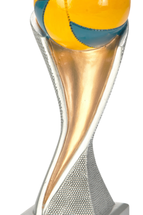 Trofej volejbal - míč 3D 14,5 - 19,5 cm - 14,5 cm