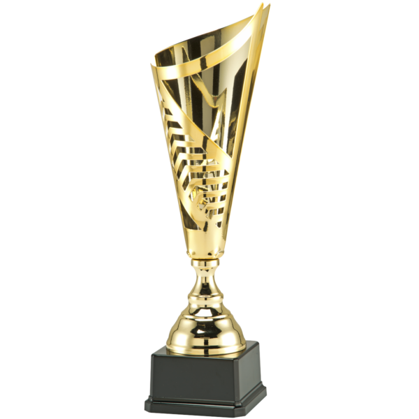 Luxusní sportovní pohár kornout s ornamenty 54 cm