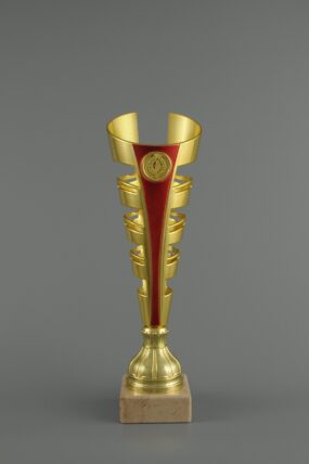 Zlatý sportovní pohár kornout 32,5 - 35 cm