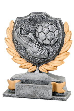 Plaketa fotbal kopačka s míčem 11,5 cm