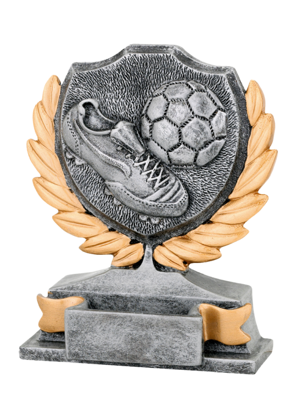 Plaketa fotbal kopačka s míčem 11,5 cm