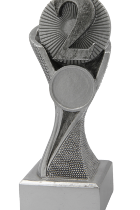 Trofej univerzální - pořadí s emblémem 14,5 cm - Stříbrná