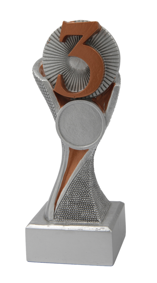 Trofej univerzální - pořadí s emblémem 14,5 cm - Image 3