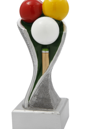 Trofej - kulečník 3D 14,5 - 19,5 cm