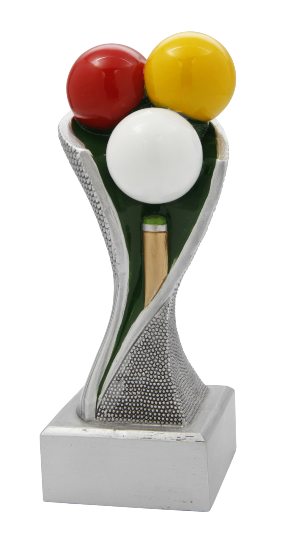 Trofej - kulečník 3D 14,5 - 19,5 cm