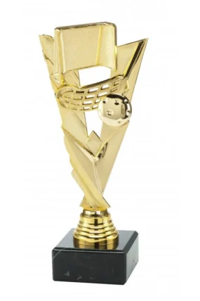 Plaketa zlatá - florbal 21 cm