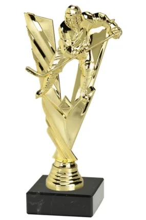 Plaketa zlatá - hokejista 21 cm