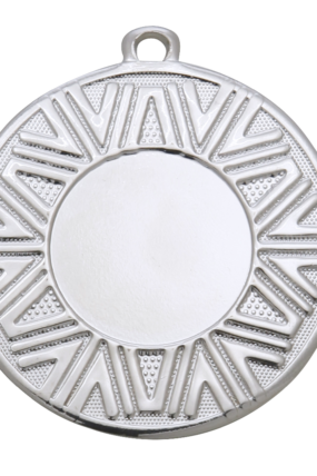 Medaile vločka průměr 46 mm - Stříbrná