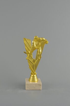 Plaketa zlatá - hokejista 21 cm