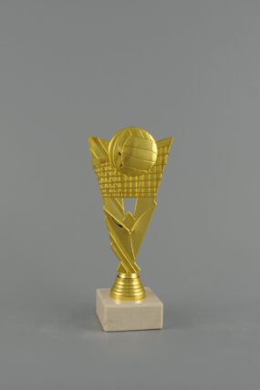 Plaketa zlatá - volejbal 21 cm