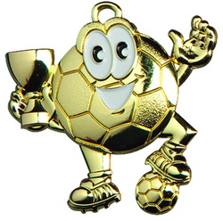 Medaile fotbal - míč, průměr 47 mm