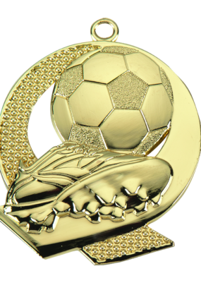 Medaile fotbal - míč a kopačka průměr 36 mm