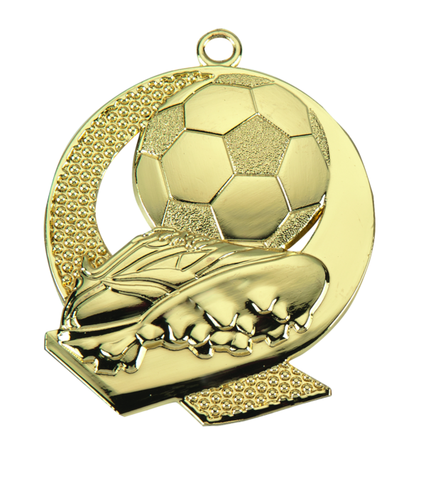 Medaile fotbal - míč a kopačka průměr 36 mm