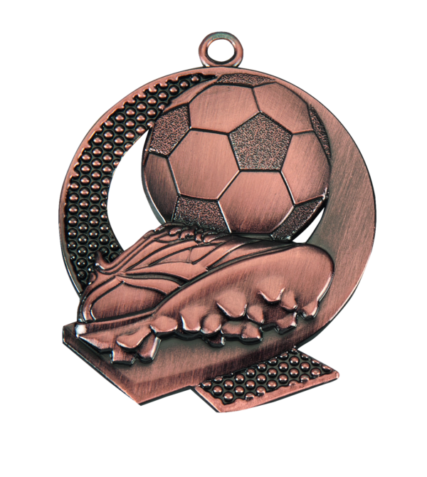 Medaile fotbal - míč a kopačka průměr 36 mm - Image 3