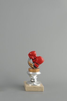 Trofej - lyžař ve vločce 14,5 - 21,5 cm - 14,5 cm