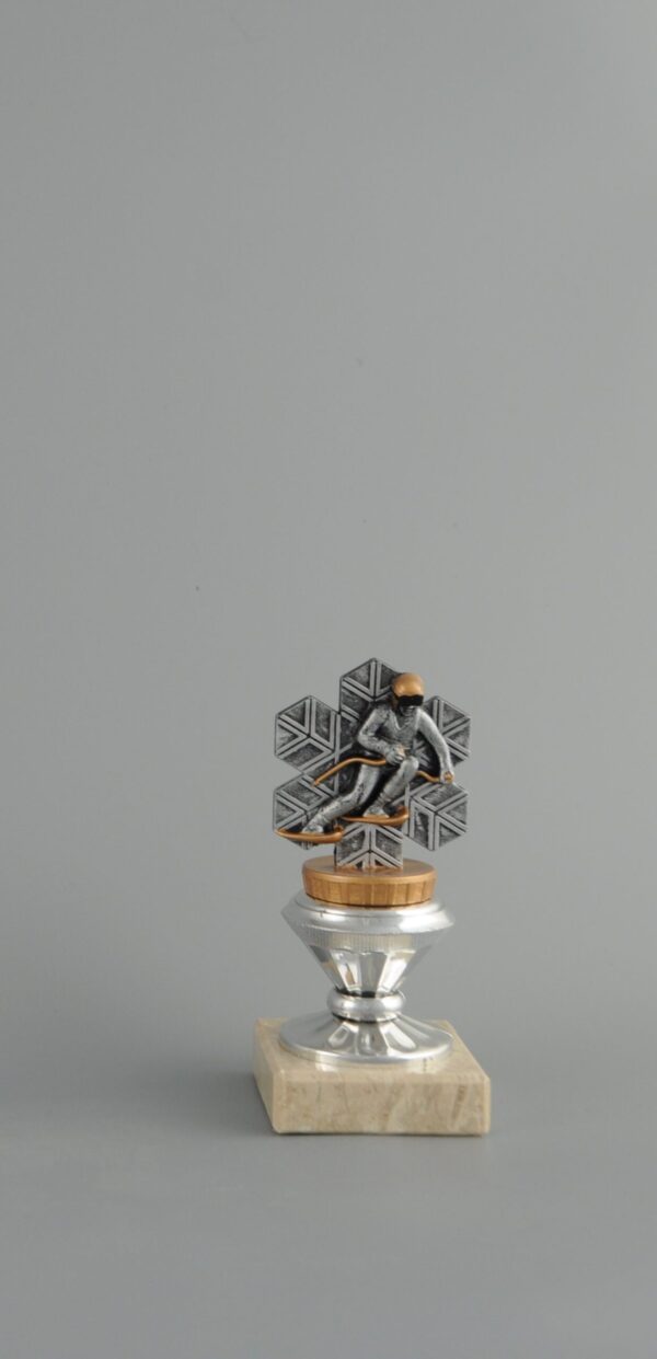 Trofej - lyžař ve vločce 14,5 - 21,5 cm - Image 4