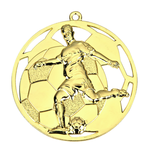 Medaile průměr 50 mm fotbalista