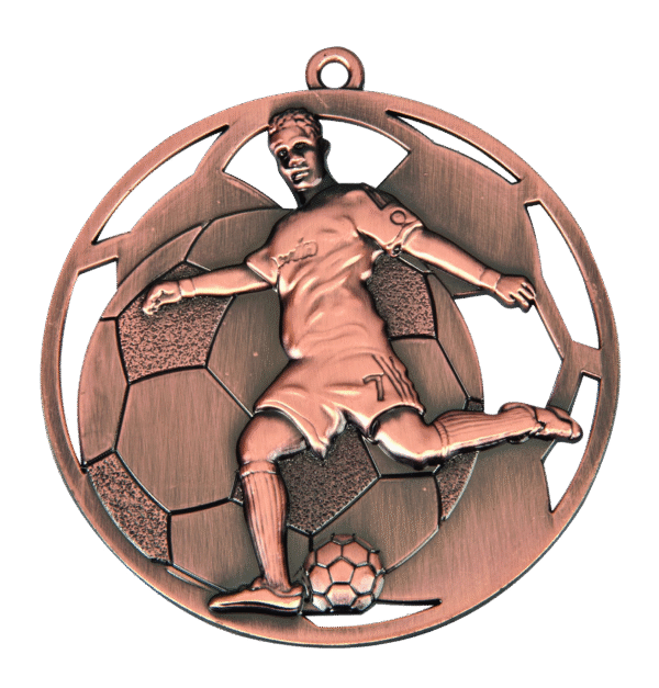 Medaile průměr 50 mm fotbalista - Obrázek 3