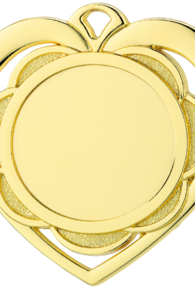 Medaile průměr 50mm - srdce