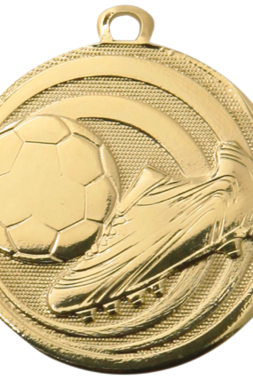 Medaile fotbal - míč a kopačka průměr 32 mm